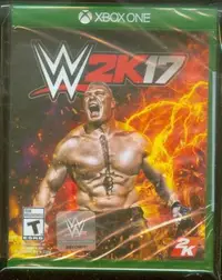 在飛比找Yahoo!奇摩拍賣優惠-全新XBOX ONE原版片 英文版 WWE 2K17 美國職