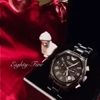 在飛比找蝦皮購物優惠-Armani ar1400手錶阿瑪尼手錶男錶潮流陶瓷錶名牌手