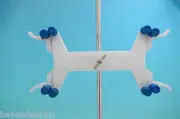 lab Aluminium ALLOY Buret DOUBLE BURETTE CLAMP plastic coating new