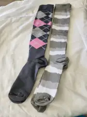 Compression Socks For Women L/XL 15-20 mmHg 2 Pair