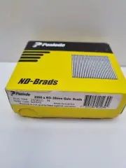 Paslode ND 38mm Galvanised Brads x2000 - 14ga Straight - New