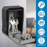 Key Safe Box Wall Mounted Key Lock Safe Box 4 Digit Combination Key Box guxcB