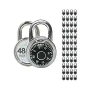 48 Pack Combination Lock Locker Lock for Gym and School Lockers Safe Combinat...