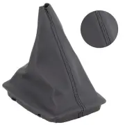 Gear Shift Knob Boot Shift Boot Cover 1x Accessory Black Comfortable PU Leather