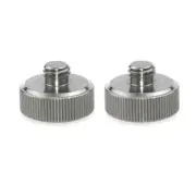 2Pcs CAMVATE Screw Adapter 1/4" Female to 3/8" Male for Camera/Tripod/Monopod