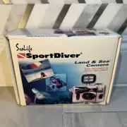 SeaLife Sportdiver II NEW Underwater Camera 35mm w Dry Box Land Sea 164 Ft Depth