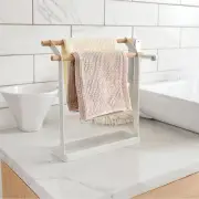 Towel Rack Face Towel Countertop Towel Stand for Vanity Countertop