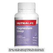 Nutra-Life Magnesium Sleep 60 Capsules