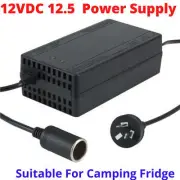 Powertech 12VDC Power Supply 12.5Amp 240VAC to Cigarette Lighter Socket Fridge