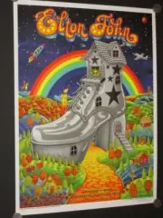 EMEK - ELTON JOHN - 2022 YELLOW BRICK ROAD LTD EDITION TOUR POSTER - 200 ONLY