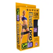 GoFit Super Soft Webbed Workout Gym Resistance Elastic Loops/Bands S/M 8x32.5cm
