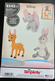 Simplicity pattern 8542 Disney Vintage Bambi Dumbo Thumper Uncut