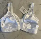 New New Amoena mastectomy bra Rita 38DD Shinny White Wireless