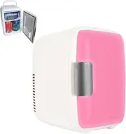 Vibhgtf Mini for Beverages - Skin Care Refrigerator, Mini Portable - Portable Small Fridge and Warmer for Cosmetics, Food, 12V Vehicle Refrigerator
