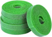 10 Rolls Plant Vines Ties Fastening Tapes Hook & Loop Reusable Nylon Straps