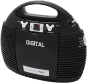 HX-327CD Portable CD Player with AM/FM Radio, Aux-In, AC/DC Dual Power Source. (