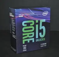 在飛比找Yahoo!奇摩拍賣優惠-Intel 8代 Core i5-8600K 6核不鎖頻盒裝