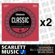 2x D'Addario EJ27N Classic Nylon Guitar Strings Daddario EJ-27N *SET OF 2 PACKS*