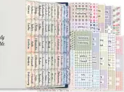 Bible Tabs, Old & New Testament, 3 Sets, 225-Piece Adhesive Tabs