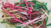 LOT 100 Pr /200 pieces ELASTIC MIXED RANDOM COLORS BRA STRAP STRAPS SEW ON 1/4"