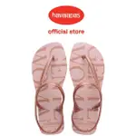 【HAVAIANAS 哈瓦仕】涼鞋 女鞋 泰國少女潮牌聯名款 滿版LOGO GENTLEWOMAN 粉 4149547-4996W(哈瓦士)