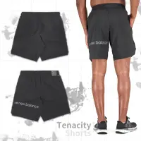 在飛比找momo購物網優惠-【NEW BALANCE】短褲 Tenacity 黑 男款 