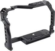 Camera Cage Stabilizer Rig for R8 Camera Frame Aluminum Alloy Cold Shoe Strap Slot 1/4 3/8 Screw Holes Vlog Video Recording/4835