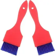 HONITANO 2pcs Hair Color Brush Set Soft Bristle Dyeing Applicator for Home Tinting Sturdy Hair Highlighting Tool for Salon Use