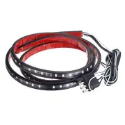 2 Pcs 12V 60inch Car Flexible LED Strip Turn Signal Reverse Brake Lights Tailgate Bar Pickup Trailer Taillight