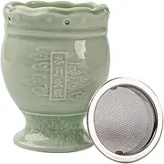 1Set Ceramic Massage Pot Traditional Can for Relaxation Relief Portable Design Easy to Clean Insulated Scald for Home Spa and Wellness