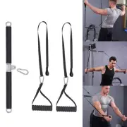Tricep Rope Straight Bar Pull Down Machine Attachments for Rowing Machine