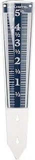 AcuRite 5" Capacity Easy-to-Read Magnifying Acrylic, Blue (00850A3) Rain Gauge