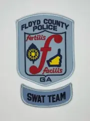 Floyd County Georgia Police Department Swat Patch Set