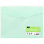 J.Burrows A4 Recycled Button Document Wallet Nephrite