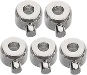 KALLORY 5pcs Bead Spacer for Jewelry Making Crimping Beads Positioning Buckle for Bracelets Necklaces Craft Supplies
