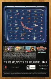 2003 Ratchet & Clank Going Commando PS2 Print Ad/Poster Official Authentic Art
