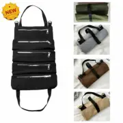 Canvas Car Seat Back Organizer Tools Storage Pouch Roll up Bag Pocket Holder New