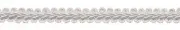 French Gimp Braid Trim, Style# FGS, Color# A1 - Pure White [10 Yards]