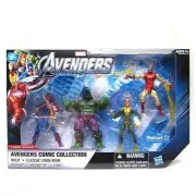 Avengers 4" Action Figure 4 Pack 2011 MIB Hawkeye Loki Iron Man Marvel Universe