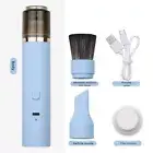 Blue Portable Wireless Dust Vacuum Cleaner, for Makeup Tables, Powder, and Dust