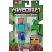Minecraft Action Figure 8cm Underwater Steve with Emerald & Chest