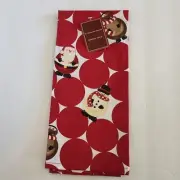Christmas Kitchen Towel St Nicholas Square Snowman, Santa, Penguin, Bear