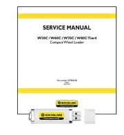 New Holland W50C W60C W70C W80C Tier4 Repair Service Manual on USB stick