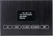 EXVIST H.265 1080P 60FPS HDMI Video Encoder HDMI Decoder, Supports HLS RTMP RTSP SRT UDP, Compatible with ONVIF/Hikvision, for IPTV Live Streaming to YouTube Facebook Vimeo etc.