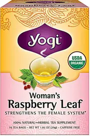 Yogi Womens Raspberry Leaf Tea | 16 tea bags