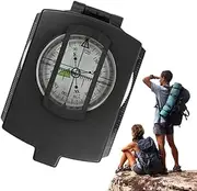 Hiking Compass for Survival, Portable Waterproof Sighting Compass, Simple and Stylish Outdoor Equipment for Field Practice, Camping, Boating, Mountaineering, Exploration