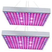 LED Grow Light 225 LEDs Plant Lights Red Blue Full Spectrum Grow Light 2 Pack
