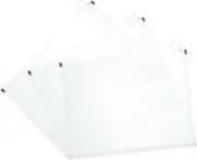 jojofuny 3Pcs File Storage Bags with Material Practical Document Organizers for Office Use Multi Purpose File Pockets for Papers Receipts and Magazines