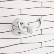 New Chrome Cooper Robe Hook by Signature Hardware