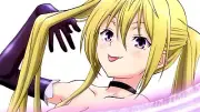 Anime girls trinity seven liselotte sherlock purple eyes Playmat Game Mat Desk